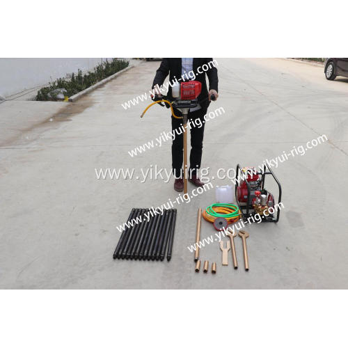 Portable hydraulic backpack drilling machine core drilling